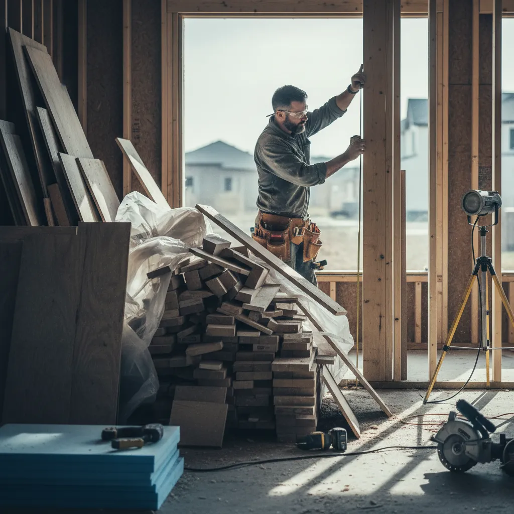 Carpenter at work